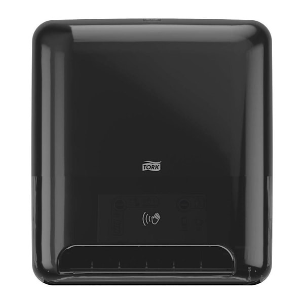 Tork Matic Automatic Hand Towel Roll Dispenser, One-At-A-Time Dispensing, Elevation Range, Black, H1