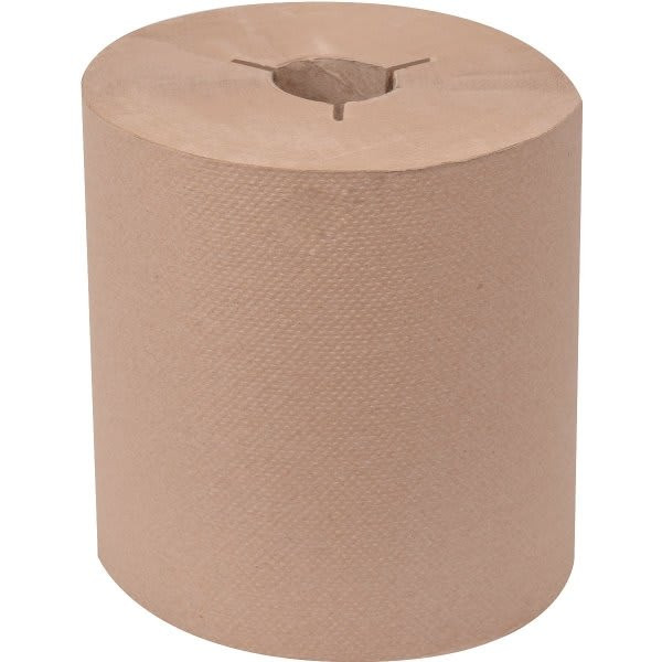 Renown 8" High-Capacity Hardwound Paper Towels, Natural (6 Rolls X 1,000 Ft Each)