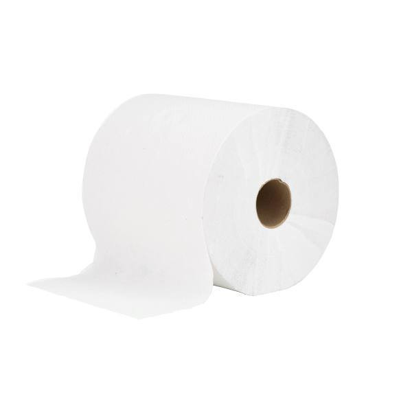 Skilcraft White Single Ply Paper Towel, 8 X 1000 Rolls, Case Of 6