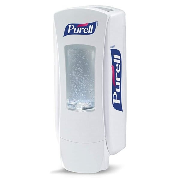Purell Adx-12 Push-Style Hand Sanitizer Dispenser, White, For 1200 Ml Adx-12 Sanitizer Refills 531294