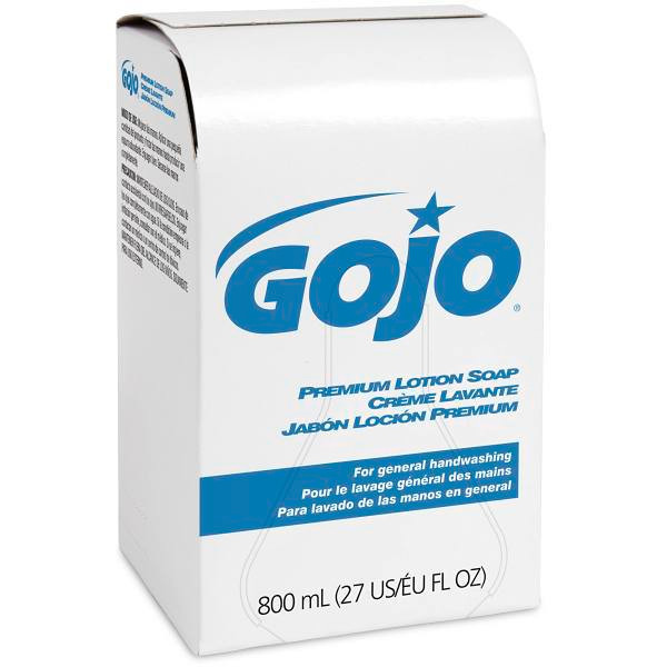 Gojo Premium Lotion Soap Refill For The Gojo 800 Series Bag-In Case Of 12
