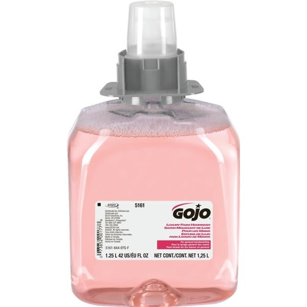 Gojo Fmx-12 1,250 Ml Luxury Foam Handwash, Cranberry Scent Foam Soap Refill Case Of 4