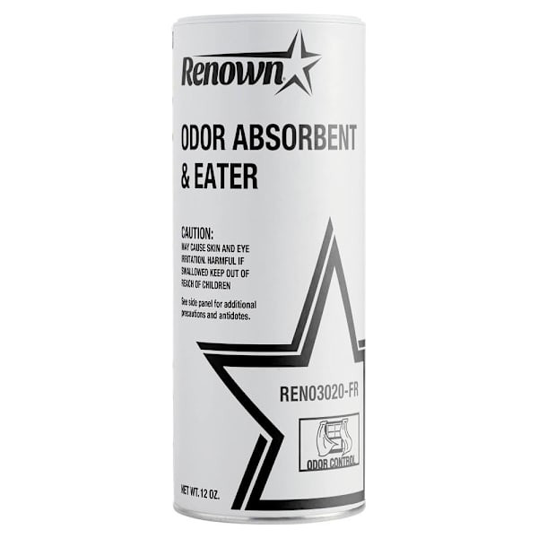 Renown Super-Sorb Absorbent Powder 12 Oz. Can, Lemon Scent, Package Of 6