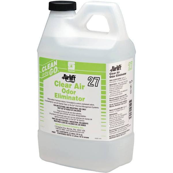 Spartan Airlift Clear Air Odor Eliminator, Lime Twist Scent, 2l, Case Of 4