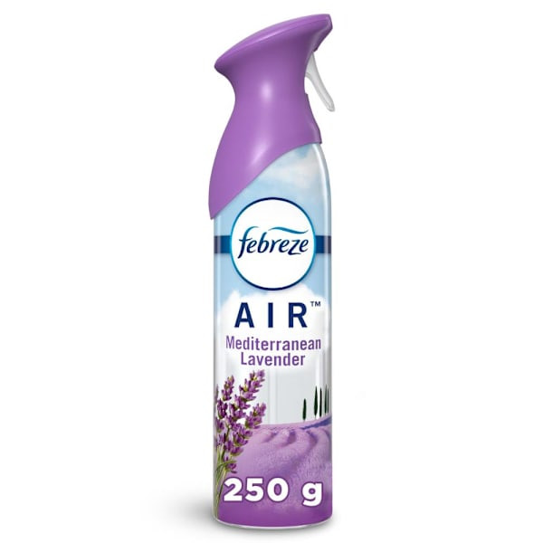 Febreze Air Freshener Spray, Mediterranean Lavender Scent, 8.8 Oz, Case Of 6