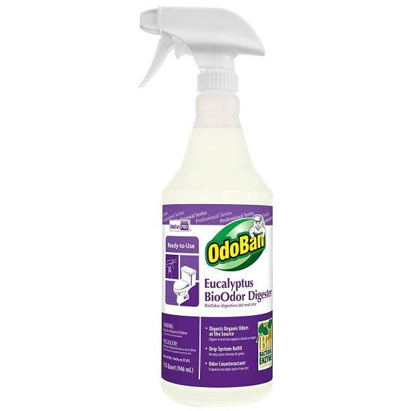 Odoban 32 Oz Bio-Odor Digester, Eucalyptus Case Of 12
