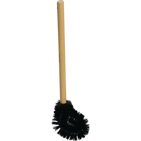 Curved Bowl Brush Black Bristles