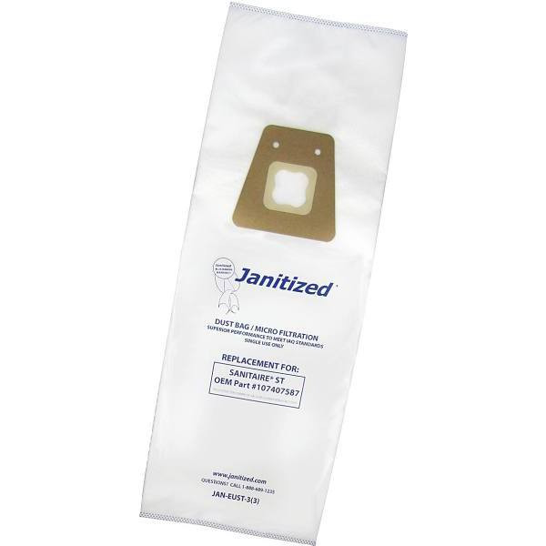 Janitized Sanitaire Style St Vacuum Bag, Eq To 63213a/B, 79524 Case Of 36