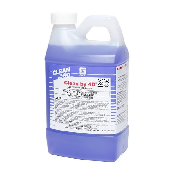 Spartan Clean By 4d 2 L Clean And Fresh Scent 1-Step Cleaner/Disinfectant 229349