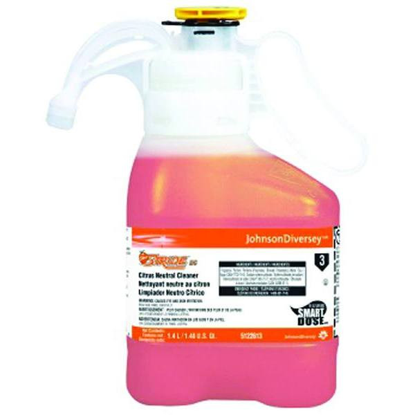 Stride Smart Dose 0.36 Gal Citrus Neutral Cleaner, Case Of 2