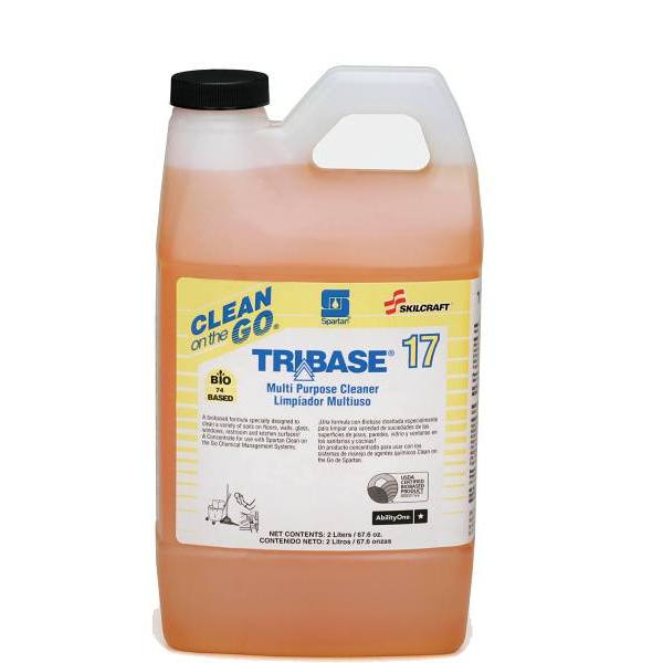 Skilcraft Tribase Multi-Purpose Cleaner Concentrate, 1 Gal, Case Of 4