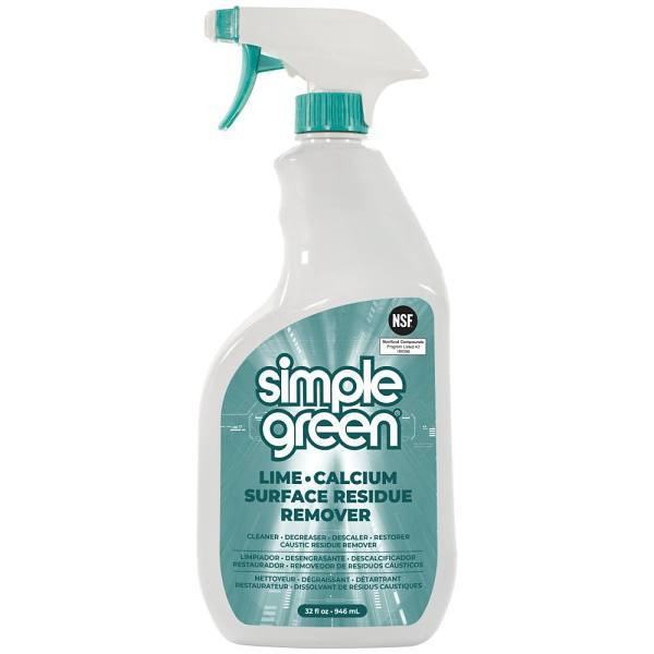 Simple Green Lime Calcium Surface Residue Remover, 32 Oz, Case Of 12