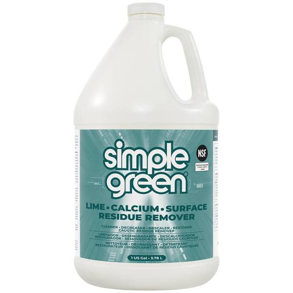 Simple Green Lime Calcium Surface Residue Remover, 1 Gallon, Case Of 6