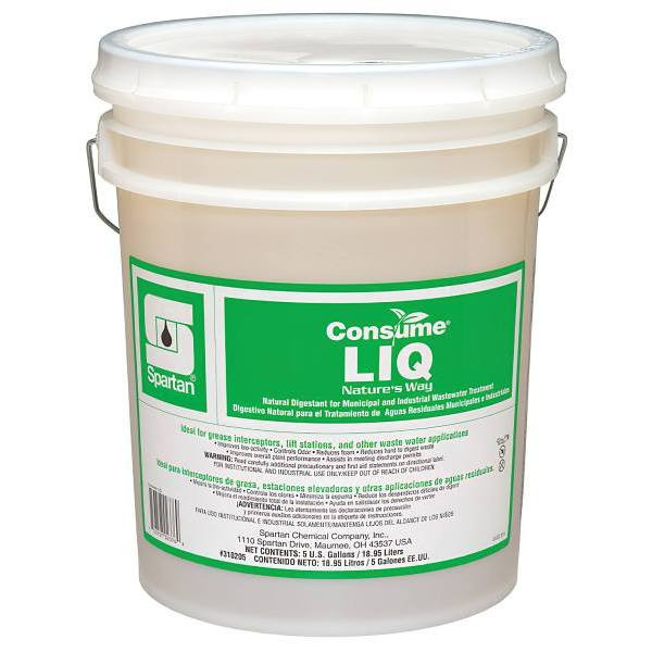 Spartan Consume Liq Wastewater Treatment, 5 Gal