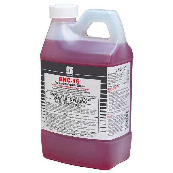 Spartan Bnc-15 One Step Disinfectant Cleaner, Floral Scent, 2l, Case Of 4