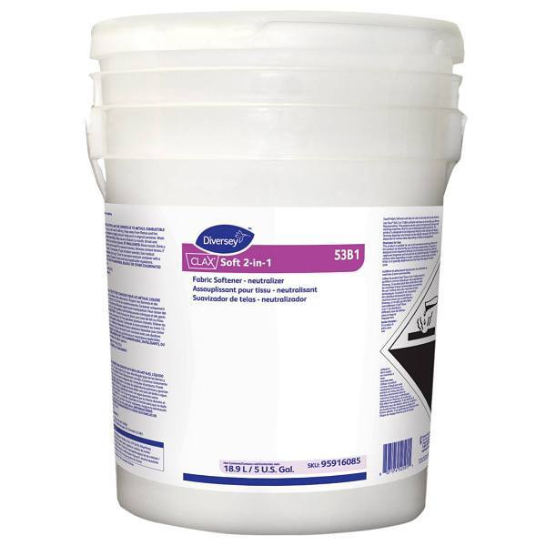 Clax 5 Gallon Soft 2-In-1 53b1 Concentrated Fabric Softener Pail