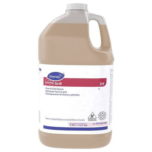Diversey Suma 1 Gallon Grill D9 Oven And Grill Cleaner Case Of 4