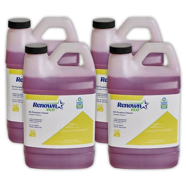 Renown Eco All Purpose Cleaner, EPA Certified, 64 Oz, Case Of 4