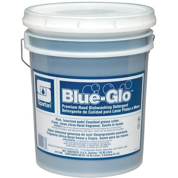 Spartan 5 Gal. Blue-Glo Fresh Scent Manual Dish Detergent