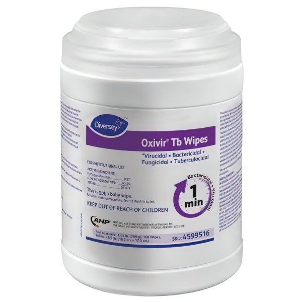Diversey Oxivir Tb 6 Inch X 7 Inch Disinfecting Wipes