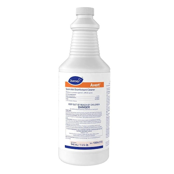 Diversey 32 Oz. Sporicidal Disinfectant Cleaner (12-Case)