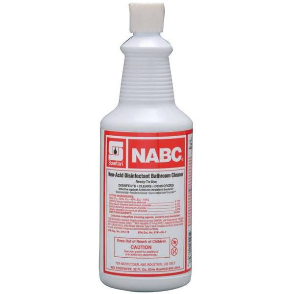 Spartan 1 Qt. Nabc Floral Scent No Dye Restroom Disinfectant, Package Of 12