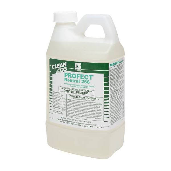 Spartan Profect Neutral 1/2 Oz Neutral Disinfectant No Dye/Frag, Case Of 4