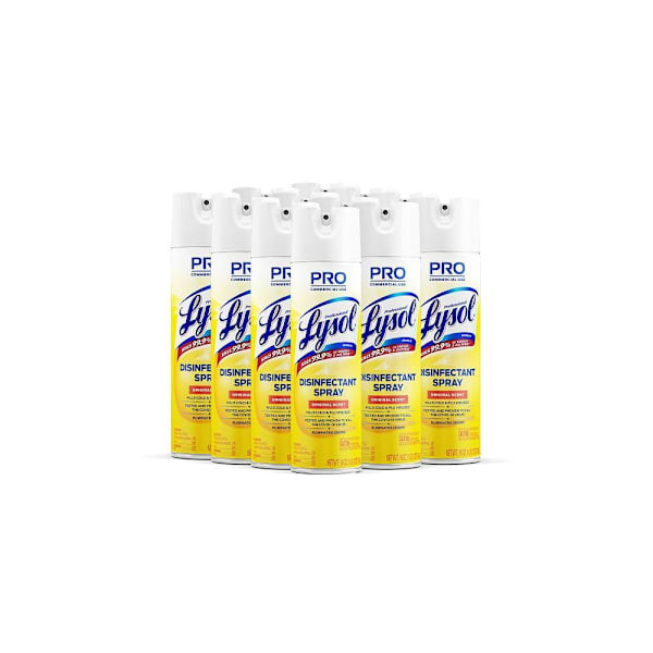 Lysol 19 Oz Disinfectant Spray (Original) (12-Case)
