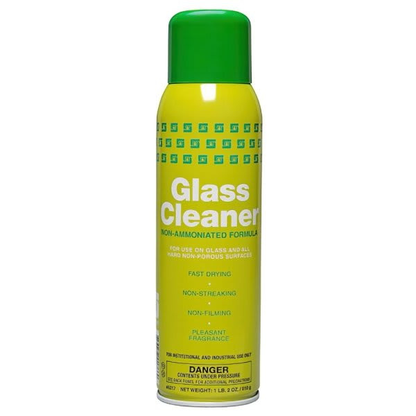 Spartan 18oz. Aerosol Can Spring Fresh Fragrance Scent Glass Cleaner