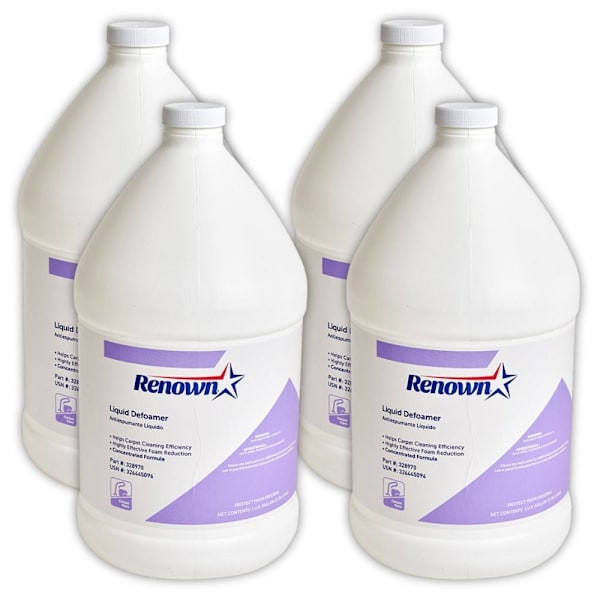 Renown Liquid Defoamer Cleaner, Fragrance-Free, 1 Gal, Case Of 4