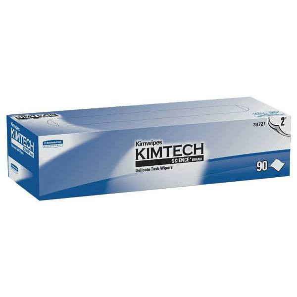 Kimtech 2-Ply Kimwipes Delicate Task Science Wipers, White, Case Of 15