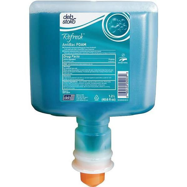 Deb 1.2 L. Refresh Antibacterial Foam Cartridge