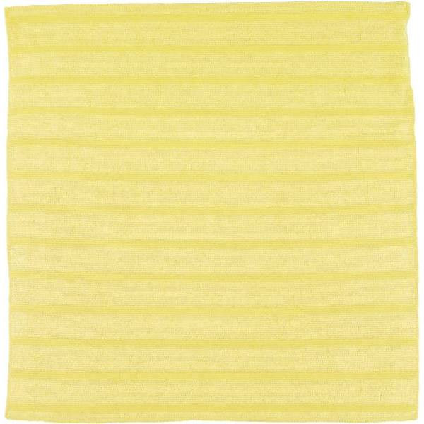 Renown 16 In. X 16 In. Scrubbing Microfiber Cloth In Yellow Gsm 350 - 12 Pack