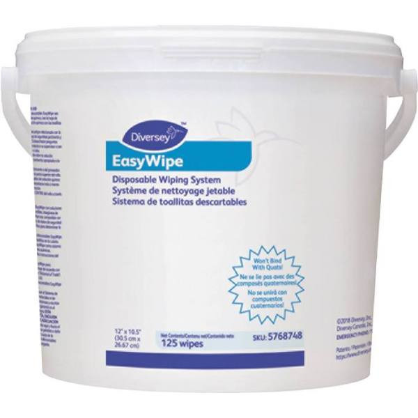 Easywipe Disposable Wiping System With Microfiber Cloths Case Of 6