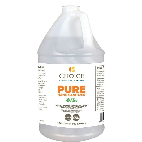 Hand Sanitizer Gallon Refill, Case Of 4