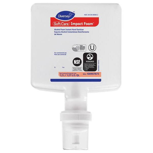 Soft Care 1.2 Liter Impact Foam Instant Hand Sanitizer Case Of 6