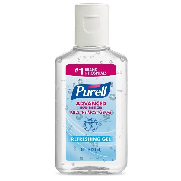 Purell 1 Oz. Flip Cap Hand Sanitizer Bottle Open Stock Case 250-Count