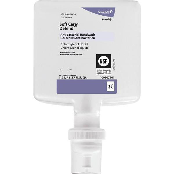 Soft Care 1.2 L Defend Antibacterial Liquid Hand Wash Case Of 6