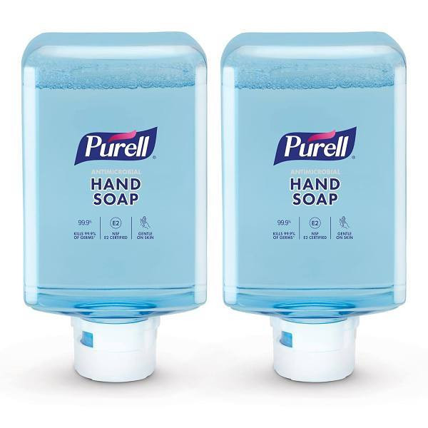 PURELL Antimicrobial Foaming Hand Soap Refill, Fragrance Free, Case Of 2