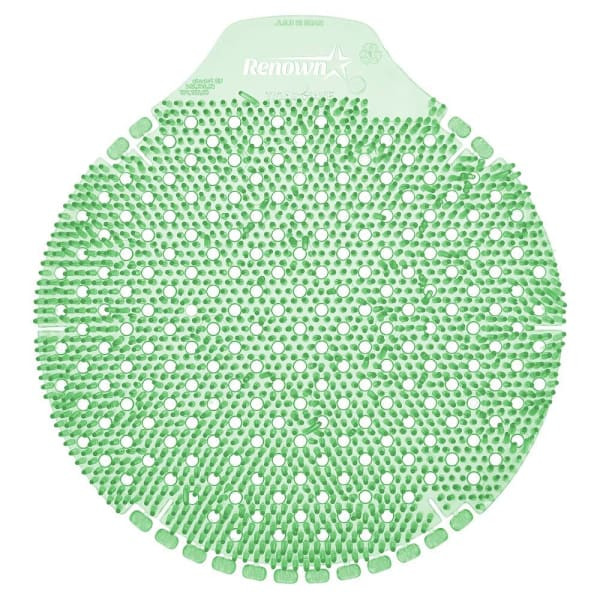 Renown Tidal Wave 60-Day Anti-Splash Urinal Screen, Cucumber Melon Scent, Package Of 6