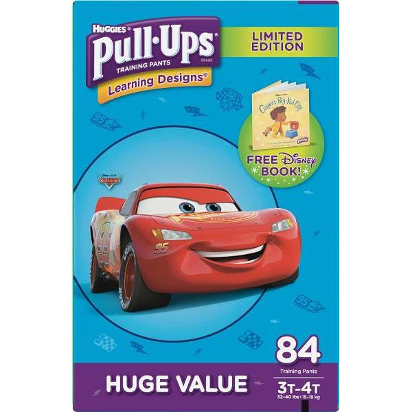 Pull-Ups Learning Designs 3t - 4t Boys' Potty Training Pants (84-Case)