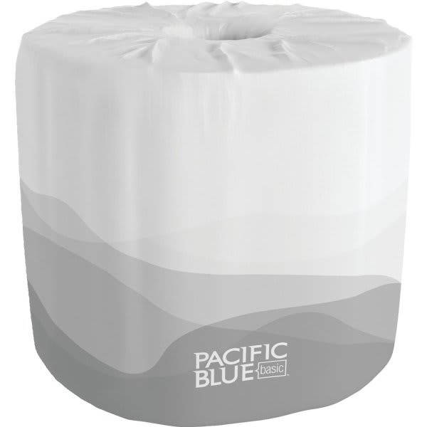 Pacific Blue Basic 2-Ply Embossed Toilet Paper (80 Rolls-Case)
