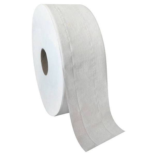 Optima Euro Core 10 In. Dia Premium 2-Ply Jumbo Roll Toilet Tissue (White) Case Of 6