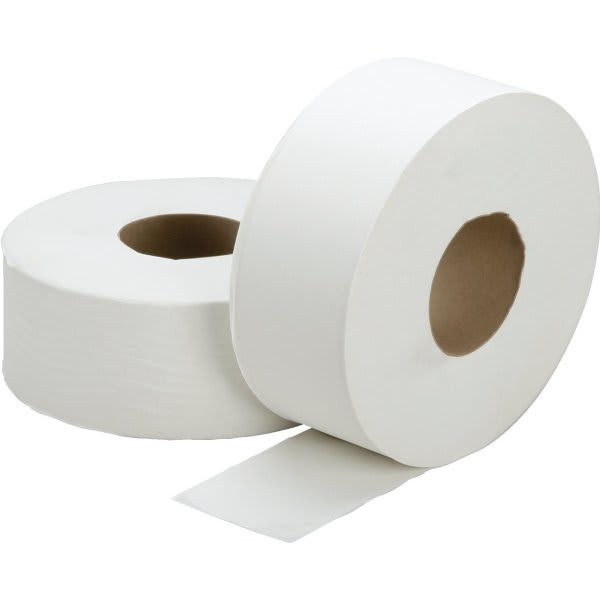Jumbo Roll Toilet Tissue 1-Ply 3.7"W X 2000'L, Box Of 12