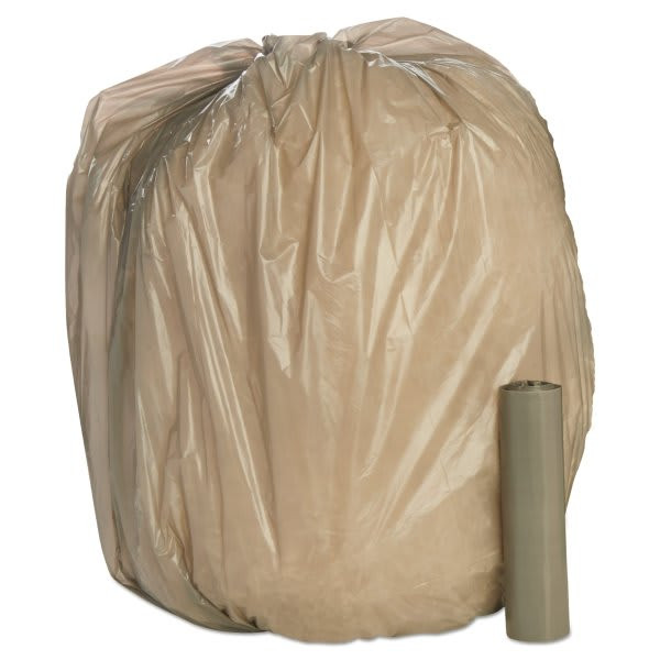 Skilcraft Trash Can Low Density Coreless Rolls 60 Gal. 1 mL 38 In. X 58 In. (Gray)