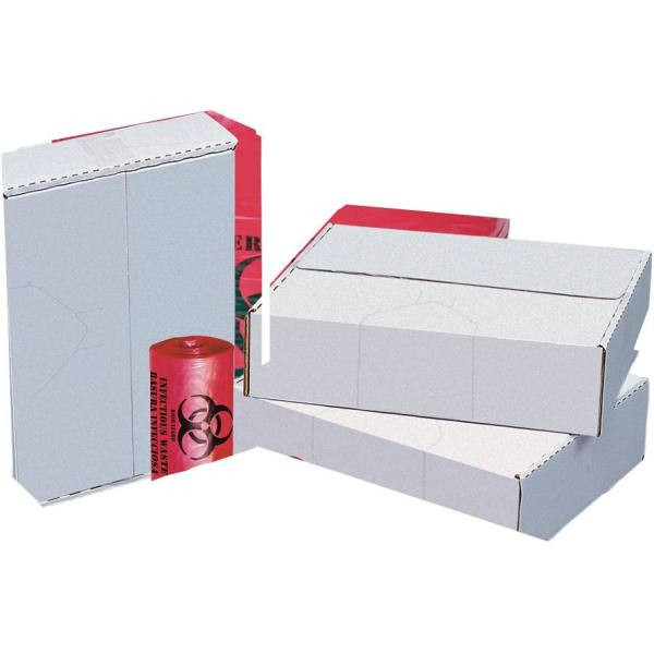 Pitt Plastics Rxs7873xr-Prtd 33 Gal. 33 In. X 39 In. 1.2 Mil. Red Low-Density Trash Bags (15-Case)