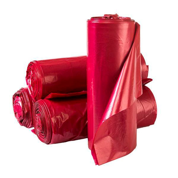 Inteplast Group 38 Gal. 38 In. X 38 In. 3.0 Mil. Red Heavy-Duty Trash Bags (100 Cs)