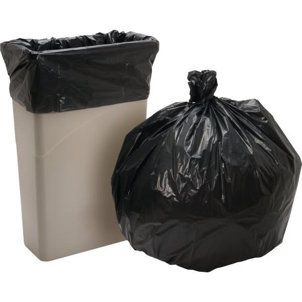 Maintenance Warehouse Accufit Can Liner 23 Gal. 0.9 Mil Low-Density, Black, 28" X 45" Pack Of 200