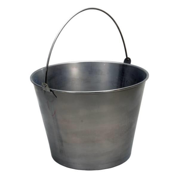 Vestil Bkt-Ss-500 Stainless Steel Bucket, 11 Depth, 5 Gallon, 57 Pound Capacity