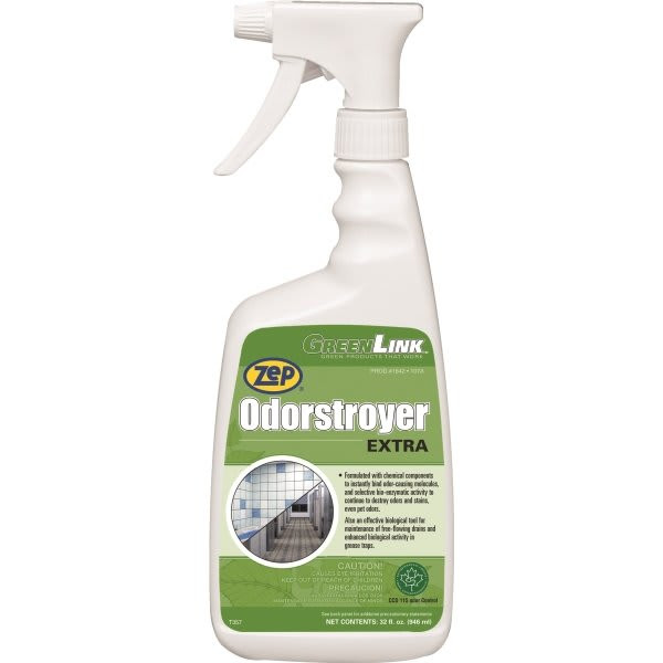 Zep Odorstroyer Extra Bio Based Spotter Carpet Cleaner And Deodorizer 32 Oz (12-Case)